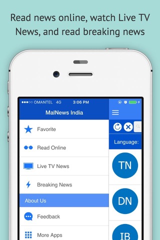 MalNews - Indian Live TV News Channels and Online Newspapers screenshot 3