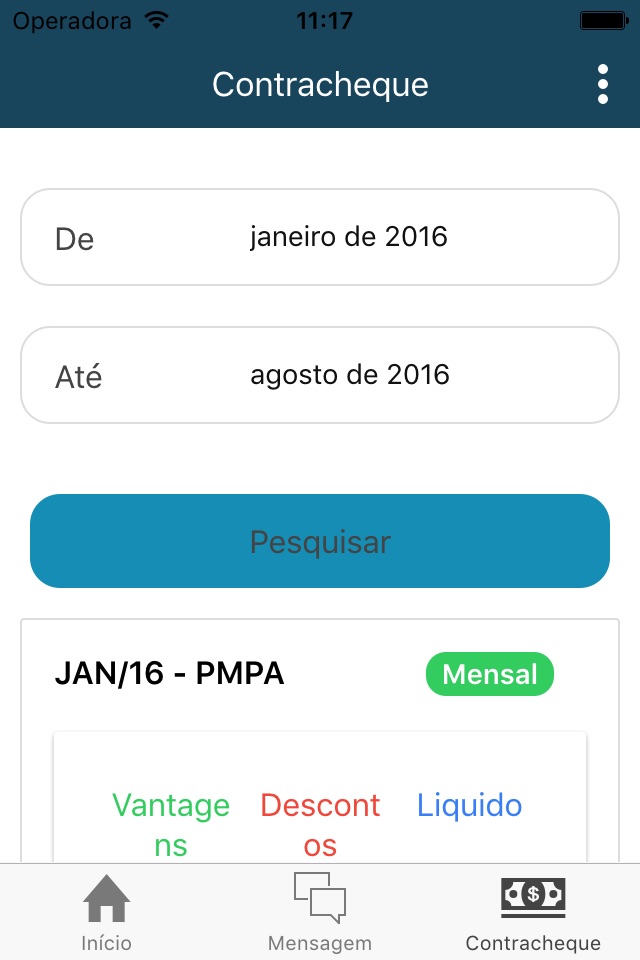 iPhone screenshot