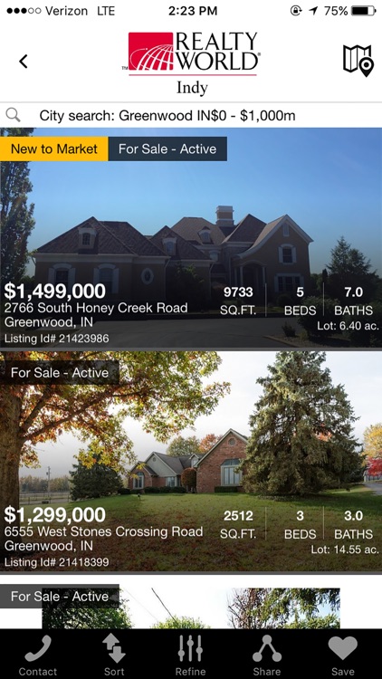 RW Indy Home Search