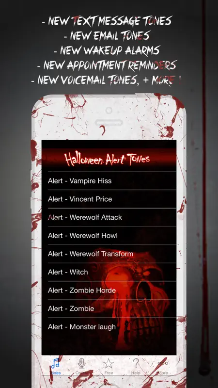 Halloween Alert Tones - Scary new sounds for your iPhone screenshot 3 of 4