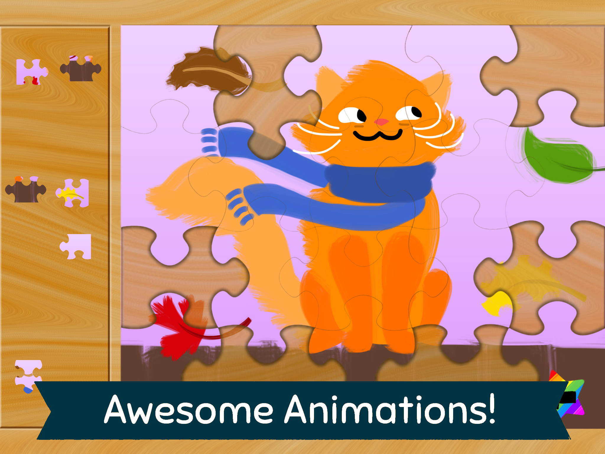 Weather Puzzles for Toddlers and Pre-K - Science for Kids! Educational learning games about seasons and climate, from sun to snow! screenshot 9
