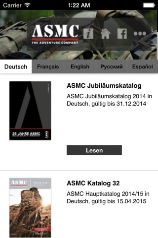 Catálogo ASMC screenshot 2