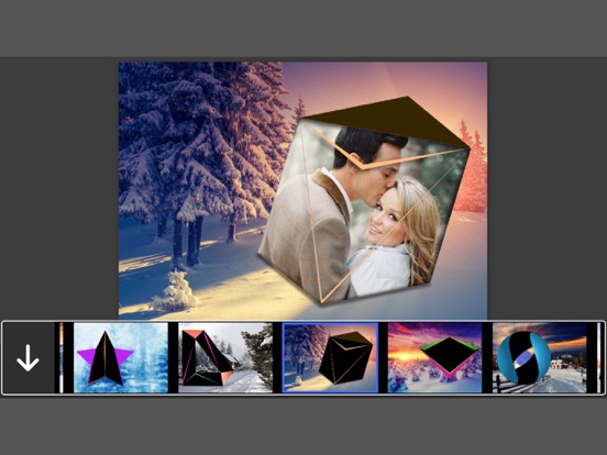 Screenshot #4 pour 3D Snowfall Photo Frame - Amazing Picture Frames & Photo Editor