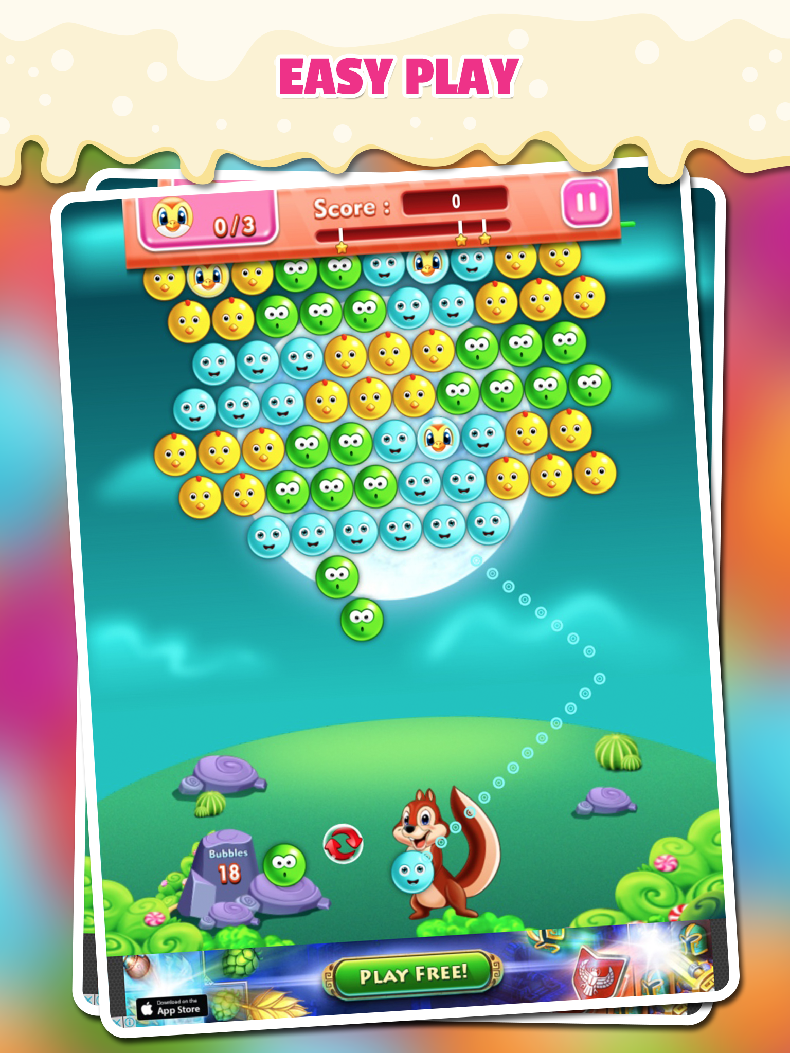 Bubble Games Pet Ball Shooter Wars Free : The Shooting Puzzle Game screenshot 6