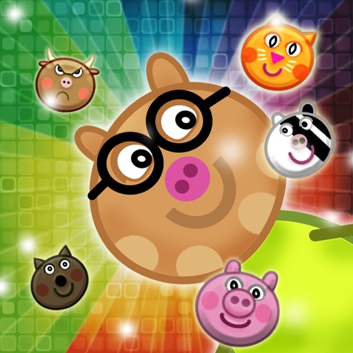Cute kids match candy blast games for Peppa Pig edition icon