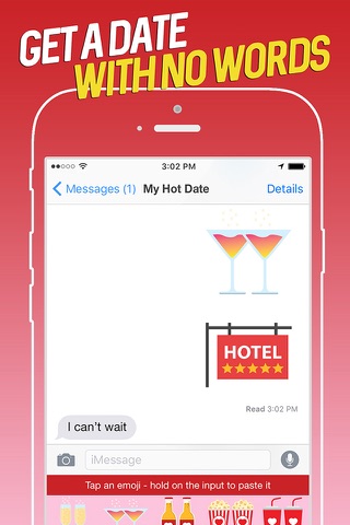 DATEJI - Sexy Emoji Keyboard For Adult Dating screenshot 3