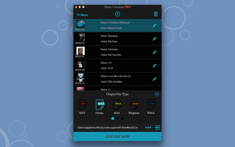 Screenshot #1 pour Music Convert-Audio Converter