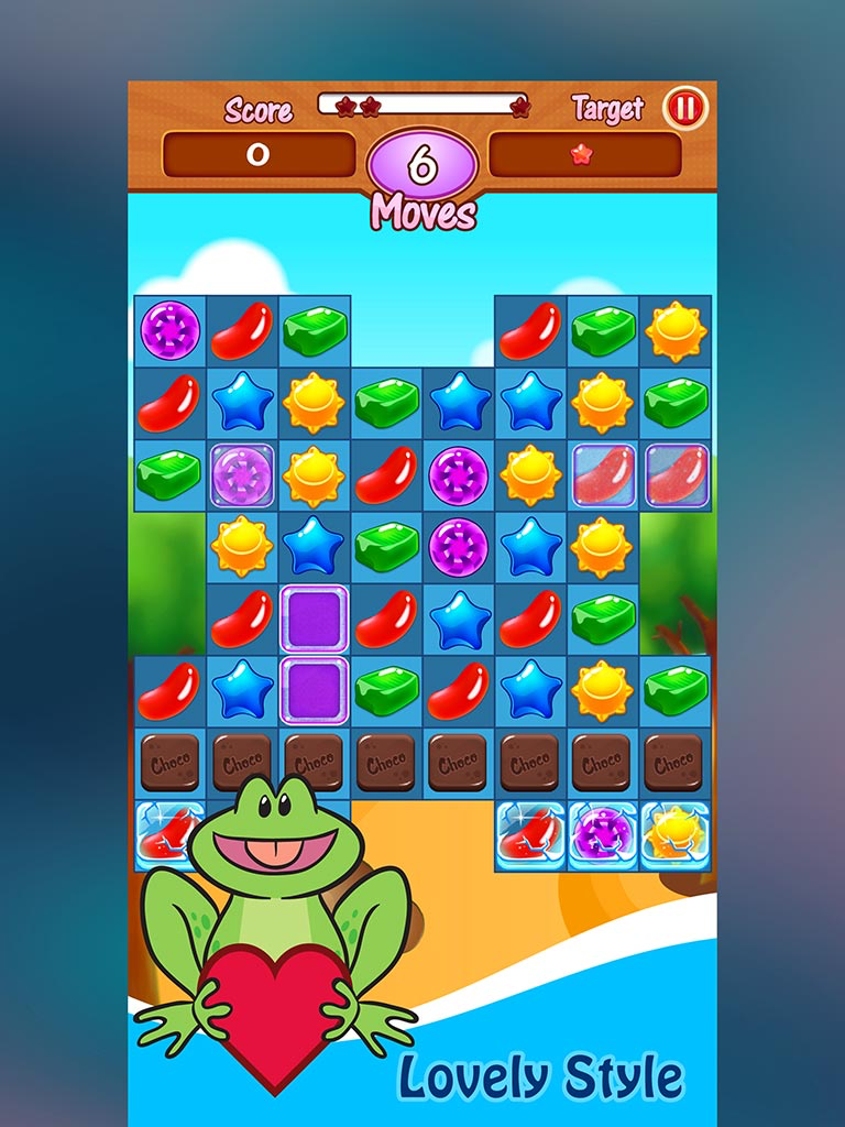 Jelly Burst : Exciting king kandy match trio sega screenshot 7
