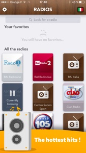 Italy Radio - access all Radios in Italia FREE! screenshot #3 for iPhone