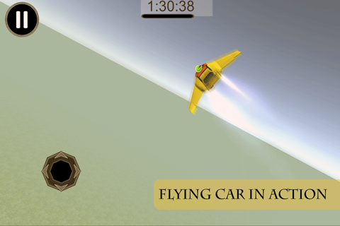 Futur Flying Car Racing : Free Play Flight Simulation screenshot 4