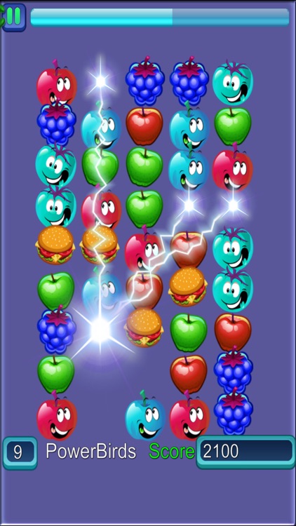 Electric Fruits Blast Mania Puzzle Free Teaser Games screenshot-3