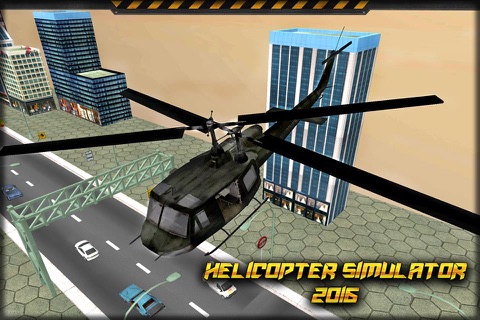 Helicopter Simulator 2016 - City Helicopter Pilot Flying Simulator Game screenshot 2