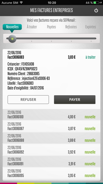 Screenshot #3 pour Mes Factures Entreprises