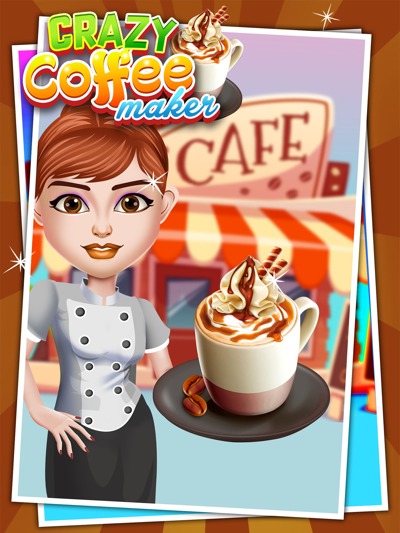 Coffee Dessert Maker Food Cooking - Make Candy Drink Salon Games! screenshot 10