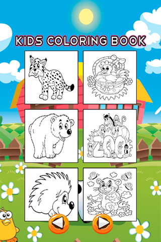 Animals Farm Coloring Book - Drawing Pages and Painting Educational Learning skill Games For Kid & Toddler screenshot 3