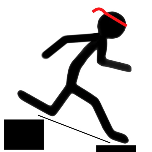 Stick Running Hero Icon