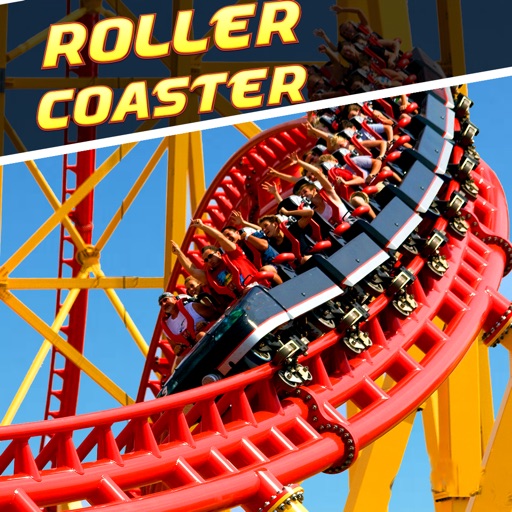 Crazy Roller Coaster Riding 3d Icon