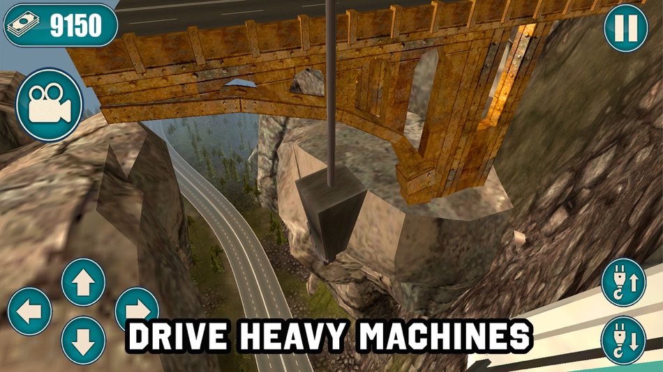 #3. Bridge Builder - Crane Driving Simulator 3D (iOS) 由: Tayga Games OOO