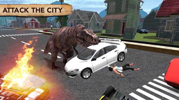 Dinosaur Simulator Trex Destruction Jurassic Forest & City Hungry Dino Carnage