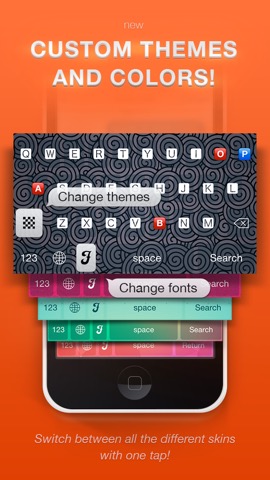 Textizer Font Keyboards Free - Fancy Keyboard themes with Emoji Fonts for Instagramのおすすめ画像1