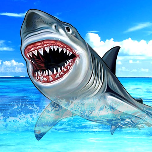 Wild Stray Hungry Shark Sim-ulator : Angry Jaws Attack Icon