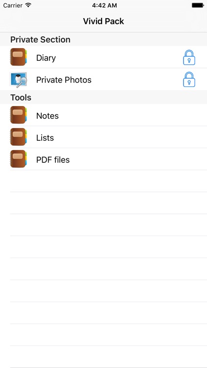 VividPack - Notes, Diary, Lists, PDF, Private Photo, Search and more