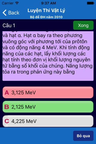 Luyện Thi Vật Lý Pro screenshot 4