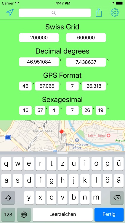 Swiss Grid Coordinates Tool screenshot-4