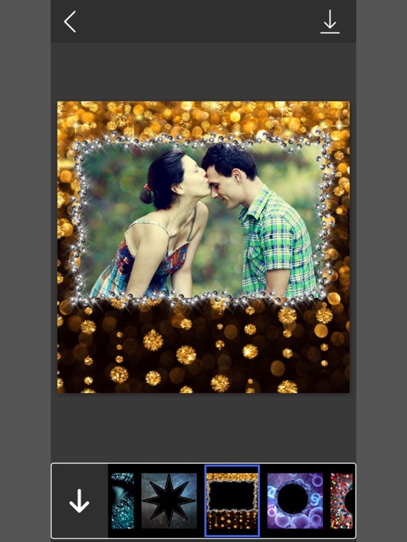 Screenshot #4 pour Glitter Photo Frame - Amazing Picture Frames & Photo Editor