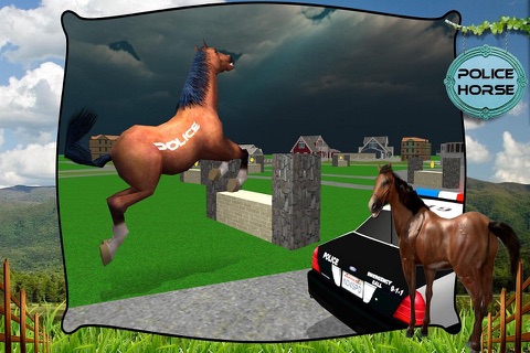 Wild Stray Police Horse Training Simulator screenshot 2