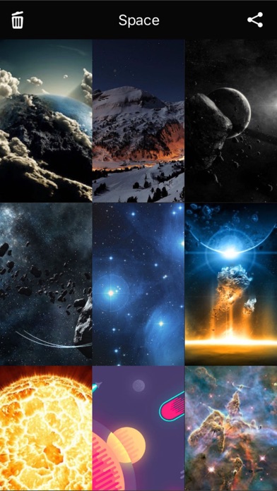 Space HD Wallpaper - Great Collection iPhone screenshot 4 - Photo & Video app