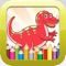 Dinosaur Coloring Book - Educational Coloring Games For kids and Toddlers