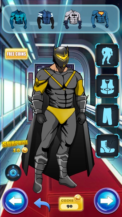 Screenshot #3 pour Create Your Own Man SuperHero - Comics Book Character Dress Up Game for Kids & Boys