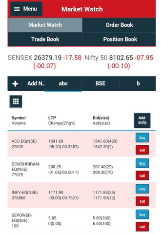 SAMCO Mobile Trading screenshot 2