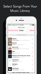 Add Videos to Music - Merge background audio, movie maker & video editor free screenshot