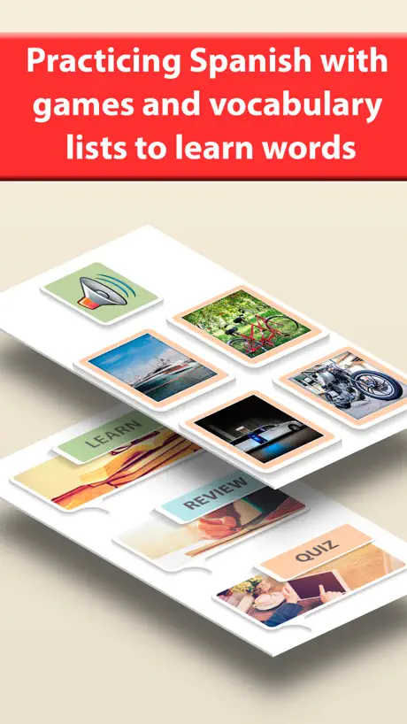 LEARN SPANISH Vocabulary - test and quiz games