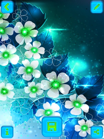 Neon Flower Wallpaper.s Collection – Glow.ing Background and Custom Lock Screen Themes iPad screenshot 5 - Lifestyle app