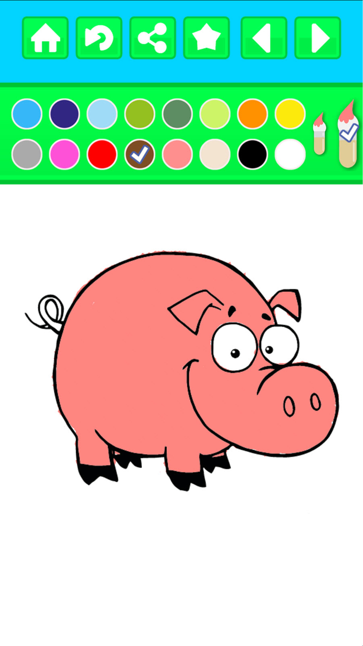 Farm Animals Peekaboo Coloring Book - Free Kids Printable Pages screenshot 4