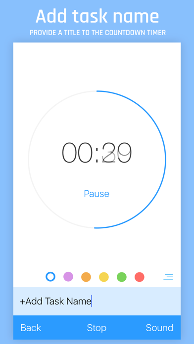 Screenshot #2 pour Pro Timer - Time Manager & Goal Tracker