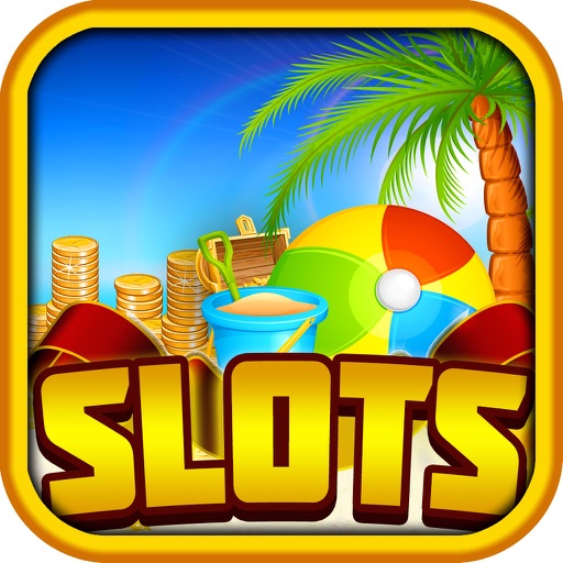 Lucky Classic Fish in Tiny Beach Slot Machine Craze Play Win Vegas Casino Games Free iOS App