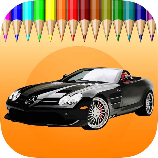 The Car Coloring Book : Educational Learning Games For Kids & Toddler icon