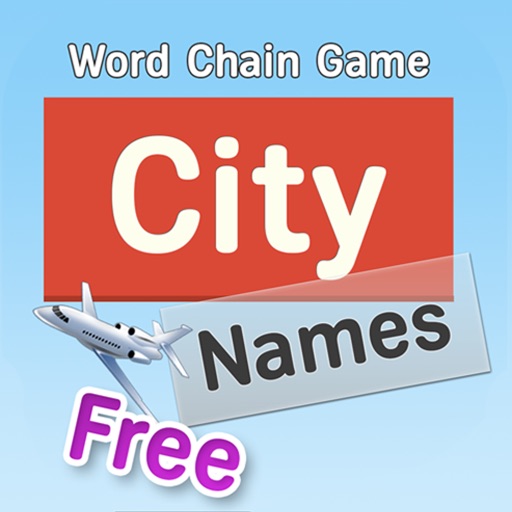 City Names: Free Word Chain Game iOS App