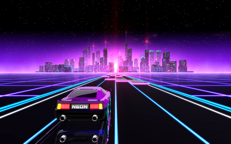 Neon Drive - '80s style arcade game thumbnail 1