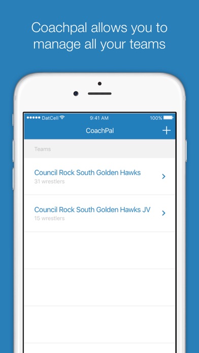 Coach Pal iPhone screenshot 1 - Sports app