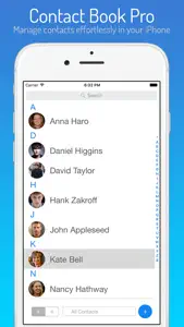 Contact Book Pro screenshot #1 for iPhone