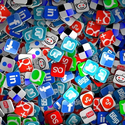 Social Media All In One App - Access all your social networking services in one place icon