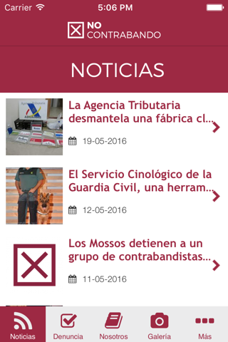 NO Contrabando–App de Altadis screenshot 2