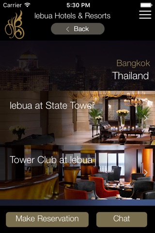 lebua Hotels and Resorts screenshot 4