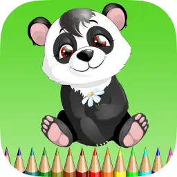 Panda Bear Coloring Book: Learn to Color a Panda, Koala and Polar Bear, Free Games for Children app icon