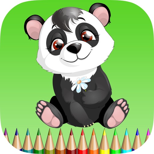 Panda Bear Coloring Book: Learn to Color a Panda, Koala and Polar Bear, Free Games for Children icon